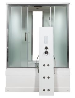 Душевая кабина AvaCan EM 4516 с гидромассажем и электрикой 160x85 см